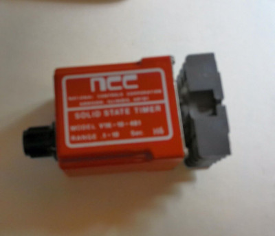 NCC SOLID STATE TIMER MODEL V1K-10-481 RANGE .1-10 WITH RUNDEL SOCKET SL608