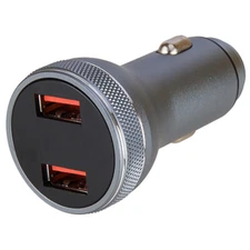 Dual USB Car Charger Cigarette Lighter Socket QC3.0 Fast Charging Adapter Assy
