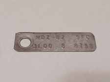 Ford 8 Inch 3l00 Posi Rear End Id Tag Wdz-b2 1969-1970 Torino Fairlane Ford 8 Inch 3l00 Posi Rear End Id Tag Wdz-b2 1969-1970 Torino Fairlane