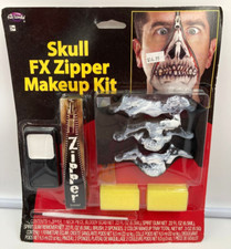 Fun World Halloween Skull FX Zipper Makeup Kit