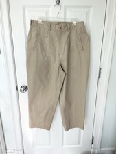 David N Khaki Chino Pants Womens Plus Size 18 Light Beige