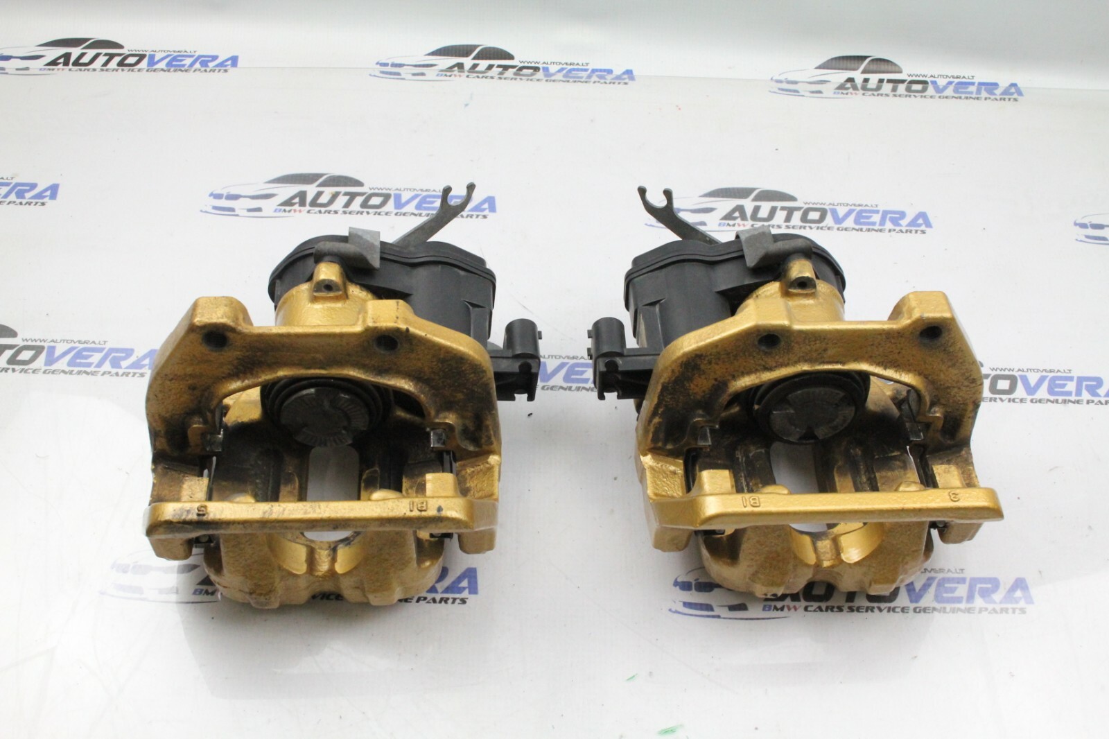 BMW F10 M5 F13 F12 F06 M6 Carbon Keramik Heck Bremssättel OEM  