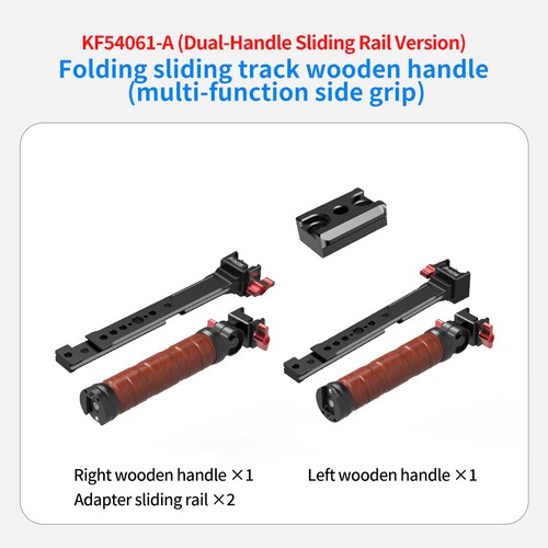 BGNing Adjustable Extension Handlebar Bracket for DJI Ronin RS2/RS3/RS4 Pro/Mini - Picture 10 of 27