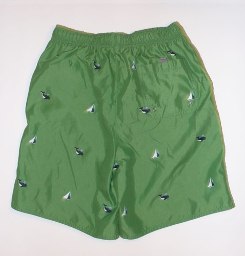 Brooks Brothers Jungen Badeanzug grün Wale & Segelboote kurz Gr. M - Bild 6 von 7
