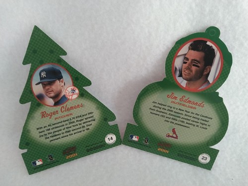 Pacific Baseball Karten Weihnachten 2000 Clemens/Edmonds #'s 14/23 - Bild 2 von 2