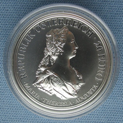2017 Austria 20 Euro Empress Maria Theresa Courage & Determination 2/3 oz Silver - Picture 10 of 20