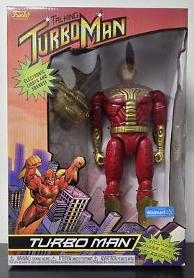 Funko Turbo Man Talking Action Figure Toy Jingle All The Way 2021 Retro Turboman