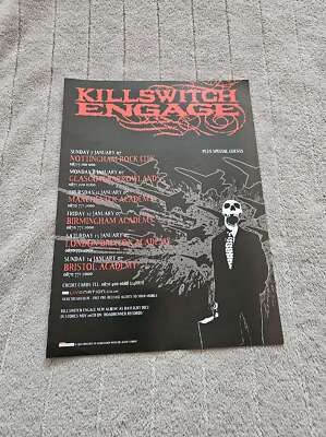 FPOT129 MAGAZINE ADVERT 11X8'' KILLSWITCH ENGAGE : JAN 07 TOUR DATES