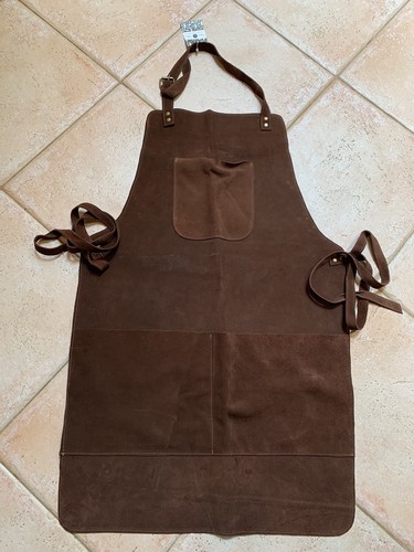 Luxurious Suede Leather Apron (Brown)