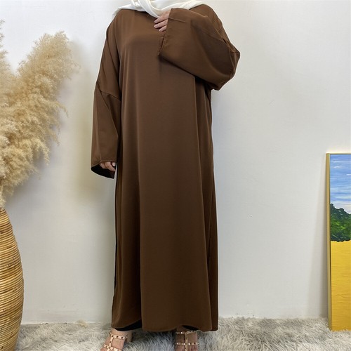 Kaftan Damen Muslim Langes Kleid Abend Dubai Robe Bescheiden Ramadan Kleid Islamisch - Bild 36 von 40