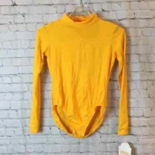 NWT JB Bloomers gold long sleeve bodysuit