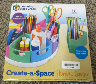 Learning Resources Create A Space Plastic Organizer Kits Assorted Colors