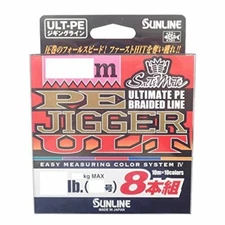 SUNLINE Salty Mate Jigger ULT 8pcs PE 300m #2.5 40lb Fishing Line