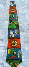 LOONEY TUNES STAMP COLLECTION NECK TIE- 56 INCHES