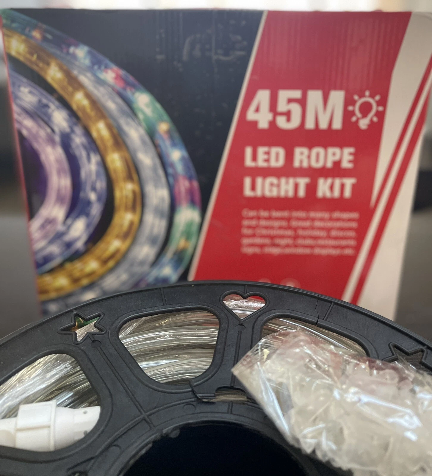 150 Ft LED Multicolor Rope Light Strip Waterproof Flexible Home Garden Decor
Opens in a new window o