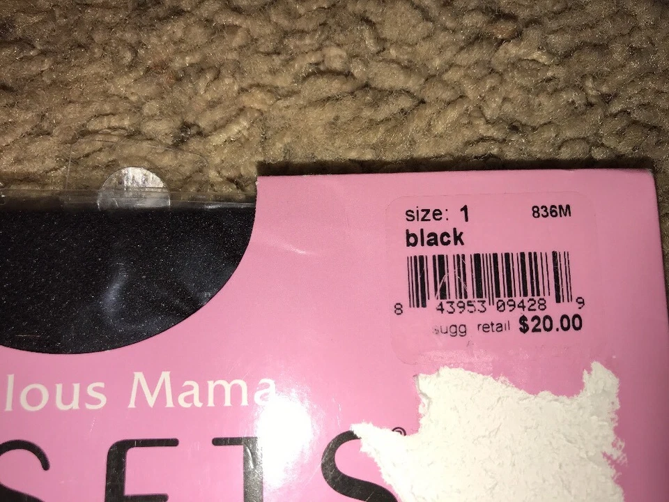 Nuevas Pantimedias de Maternidad ASSETS MARVELOUS MAMA Talla 1 Red Negra Foto 3 de 4