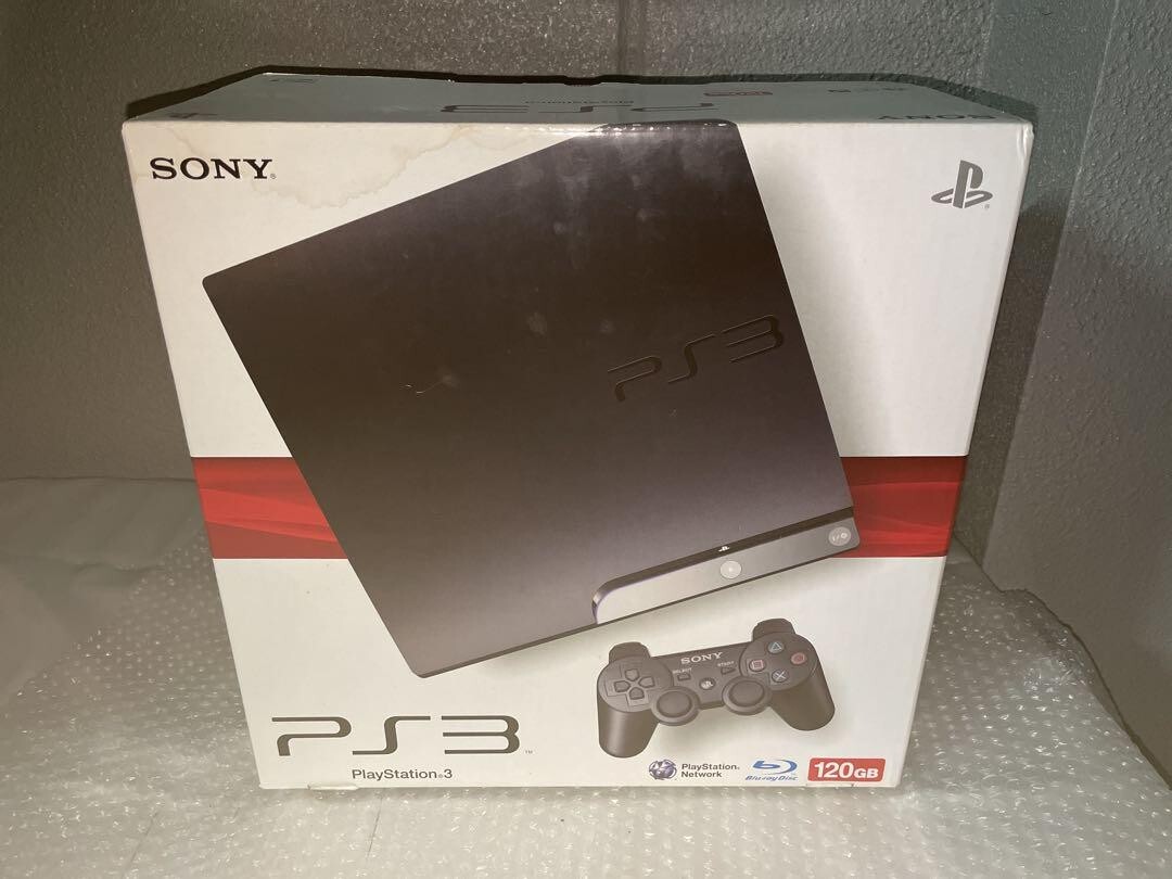 Sony PlayStation 3 120GB Charcoal Black CECH-2000A Console