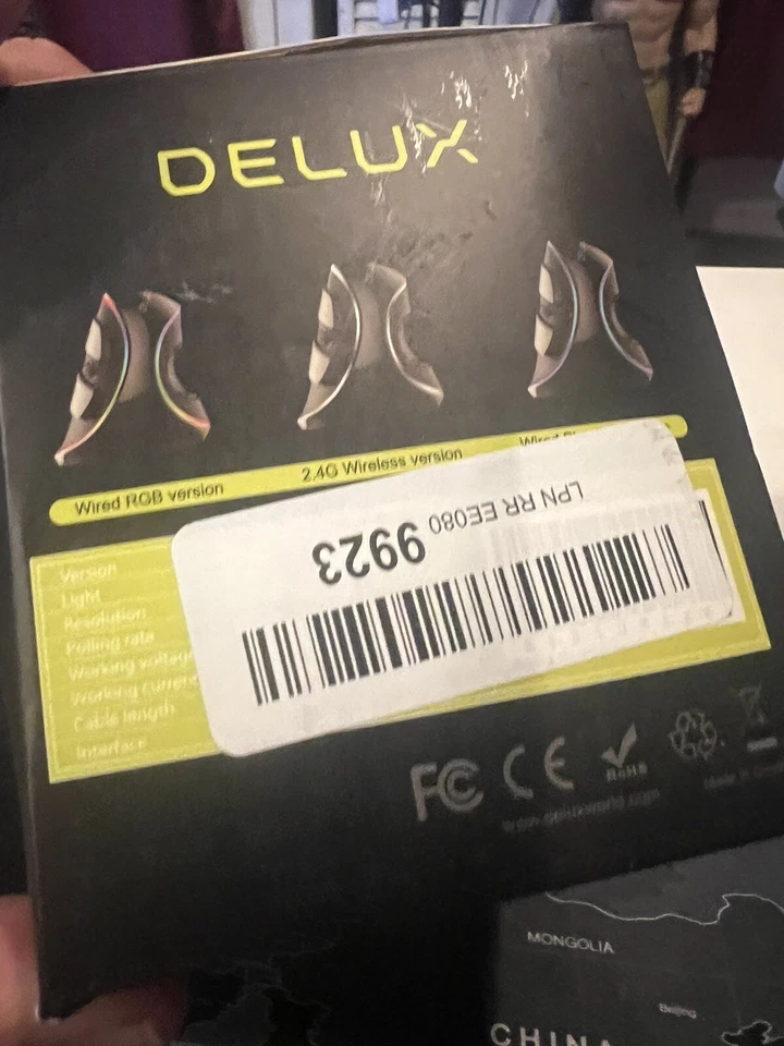 Delux M618 Plus Ergonomic Vertical Mouse 2.4G Wireless Version Open Box - Image 2 of 4