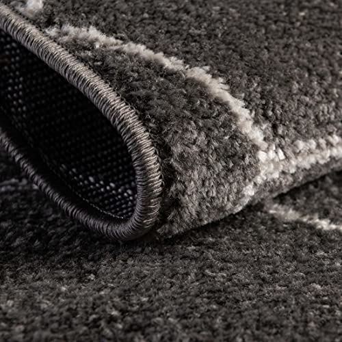 Unique Loom Trellis Frieze Collection Area Rug-Modern Morroccan Inspired Geometr - Picture 8 of 10