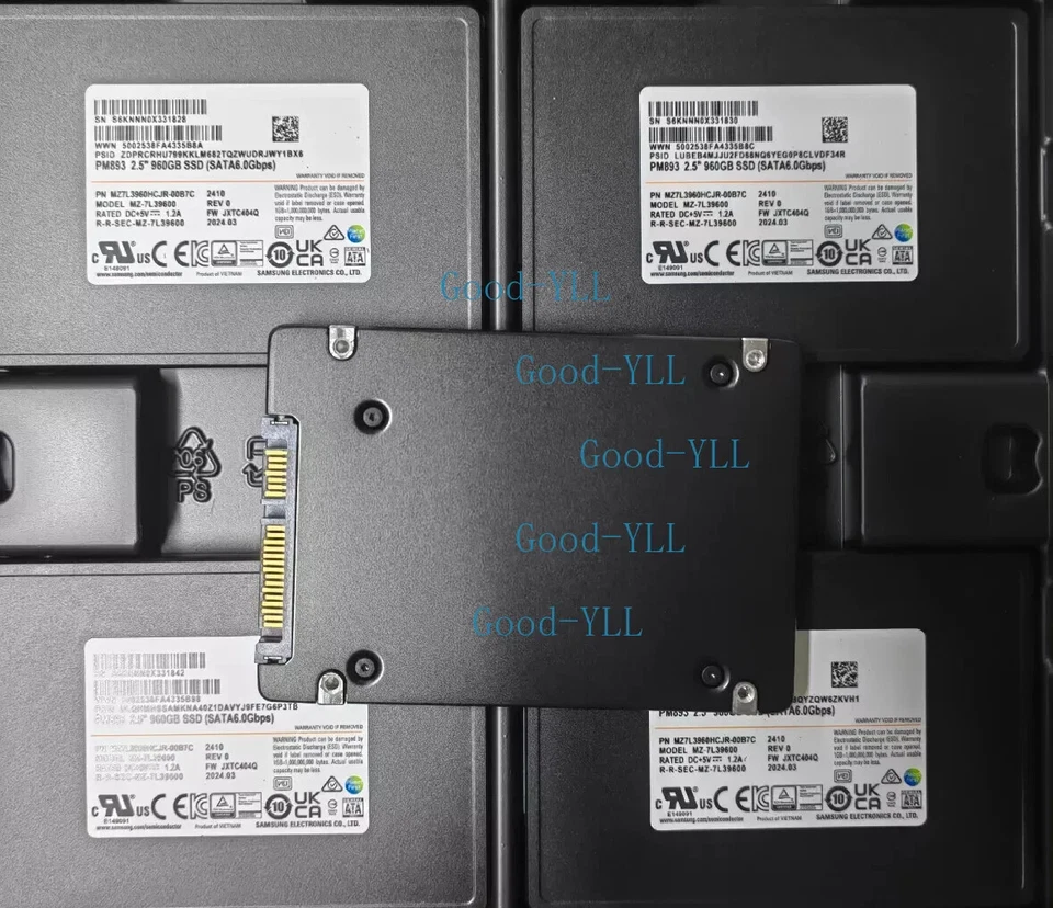 New Samsung PM897 960GB SSD 2.5" SATA III 6Gbps MZ7L3960HBLT-00B7C MZ-7L3960B - Image 2 of 2