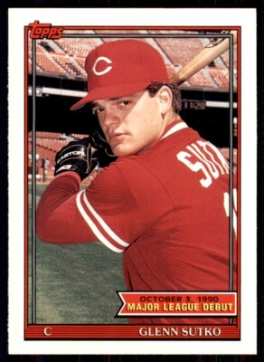 1990 Topps Major League Debut Glenn Sutko Cincinnati Reds
