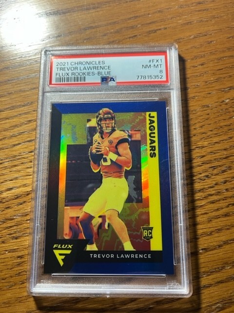 Trevor Lawrence Panini Chronicles Flux Rookies #FX1 Blue