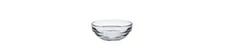 Made In France Lys Stackable Glass Bowl set Of 4 1 Oz. 2.3 Inches Clear