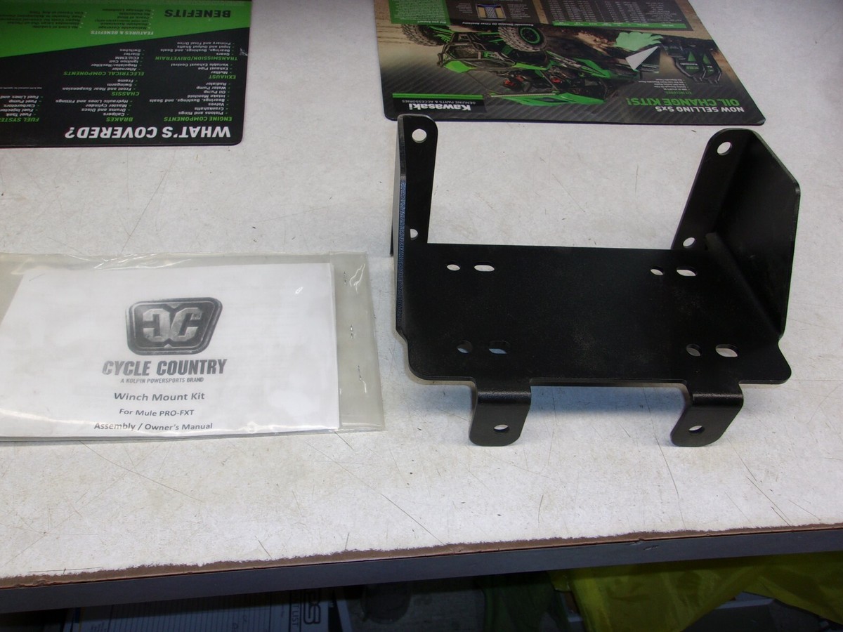 NEW CYCLE COUNTRY WINCH MOUNT KIT MULE PRO FXT 25-2350 | eBay