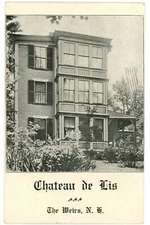 Chateau de Lis And Cottages At Lake Winnipesaukee Weirs, New Hampshire Postcard