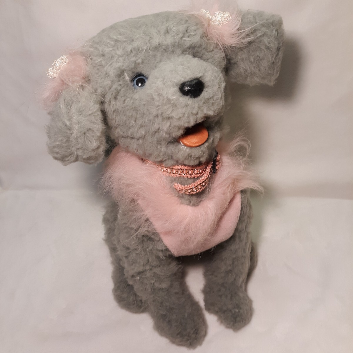 FurReal 2004 Scamps My Playful Pup Puppy Dog Works RARE gray poodle hard  tofind