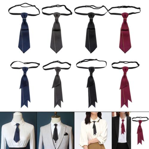 Cravate pour hommes, femmes, cravate pré-attachée, cravates pré-attachées - Photo 1/68
