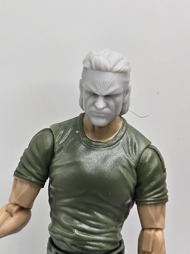 3d Printed SOLID SNAKE BANDANA Head 1:18 3 3/4" GI Joe 25th Anniversary B68 - 第 1/2 張圖片