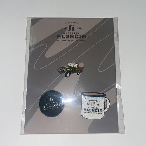 Starbucks Hacienda Alsacia Emaille Pin 3er Set Costa Rica Coffee Farm Exclusive - Bild 5 von 8