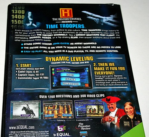 The History Channel Time Troopers DVD Game New NOS Sealed 2004 A&E John Cleese - Picture 3 of 4