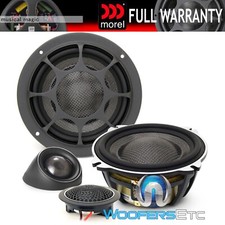 Morel Elate Carbon 52a 5-1/4" Car Component Mid Speakers Silk Tweeters New