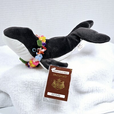 Hawaiian Collectibles Plush Humpback Whale Nui Loa #025549 VTG Stuffed Animal