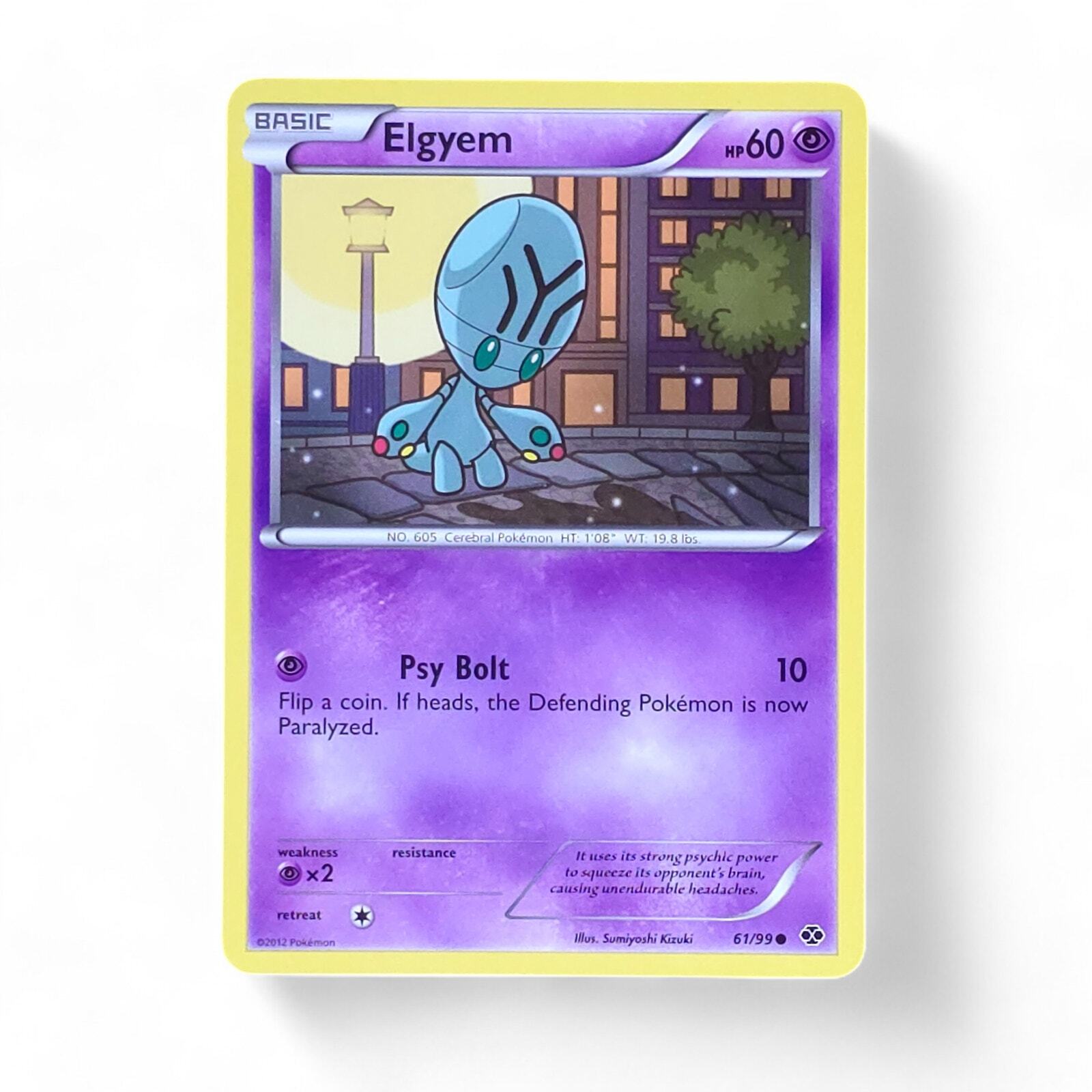 Elgyem 61/99 Pokemon Next Destinies NM