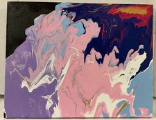 Pintura Modernista RESUMEN Acción MODERNA ARTE POR GOTEO Expresionista Taylor Keenan