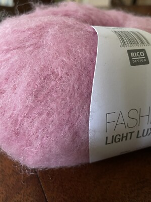 Rico FASHION Light Luxury Yarn- Alpaca/ Wool/ Nylon - Pink