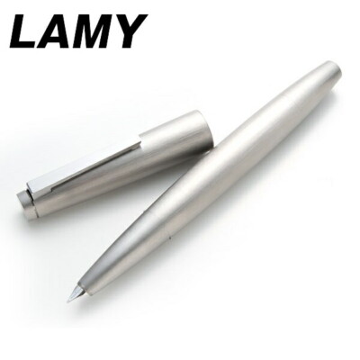 Lamy 2000 Stainless Steel Fountain Pen Stainless Steel Fine Nib L02F