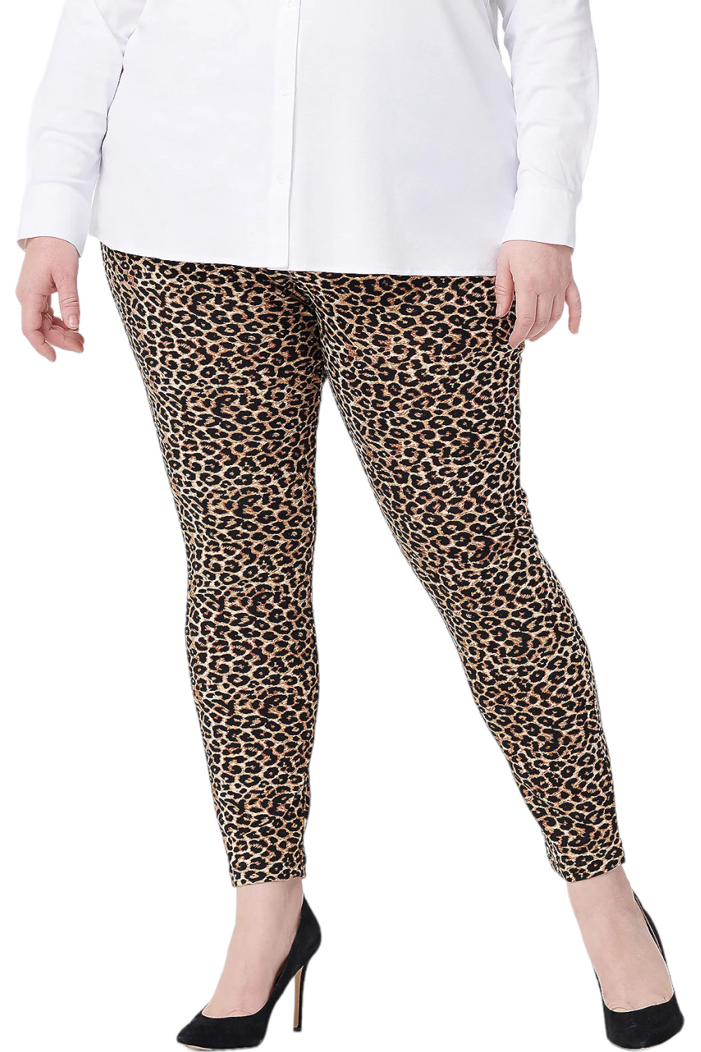 Классические леопардовые леггинсы Legacy Park Avenue Ponte Stretch