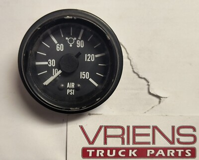 #ad #ad PETERBILT 17 04312 1B0 GAUGE AIR PSI BLACK $180.00