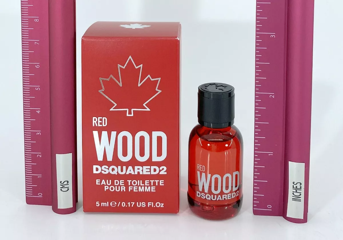 DSQUARED2 RED WOOD EAU DE TOILETTE FOR WOMEN 5 ML. 0.17 FLOZ. MINI