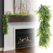 29PCS Artificial Vine Green Leaf Garland 20" Fake Hanging Leaves Faux Foliage...