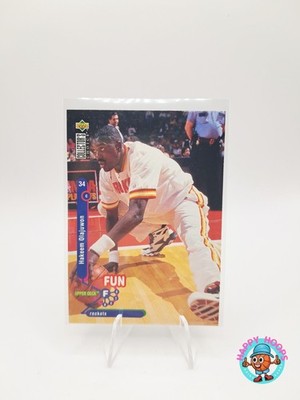 Hakeem Olujawon, Fun Facts NBA Trading Card Rare Item 175, Upper Deck 1995