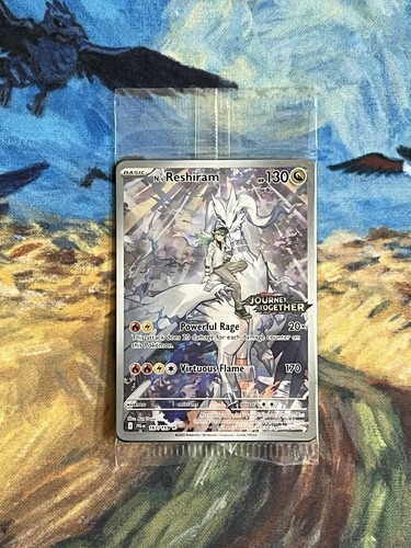 Pokemon N's Reshiram 167/159 Journey Together Stamped Promo