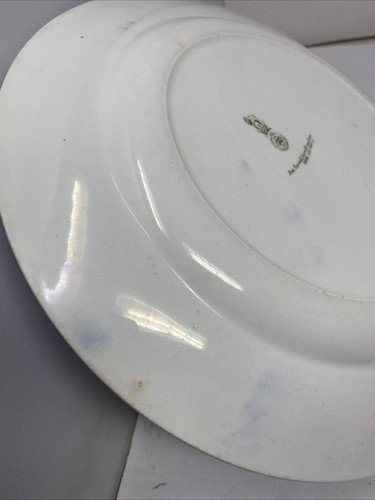 Royal Doulton SHAKESPEARE “Romeo And Juliet” 10.5" Flow Blue Plate Crazing RARE - Picture 17 of 17