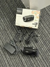 Sony HDR-CX390 Handycam Video Camera 2 Batteries Used Japan Genuine