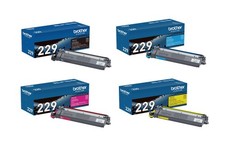 Brother TN229 4 Color Toner Set BK/C/Y/M Fast Shipping -   NEW  Sealed Box  
