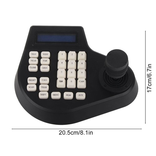 3D PTZ Camera Keyboard RS485 PTZ Joystick Controller LCD Control For Safety New - Picture 10 of 23